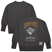 Mitchell  Ness Golden State Warriors Hardwood Classics Lightweight Pullover Sweatshirt