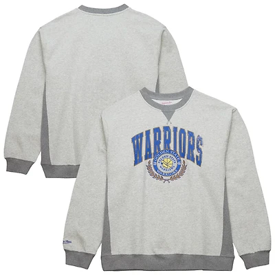 Mitchell Ness Golden State Warriors Vintage Logo Pullover Sweatshirt