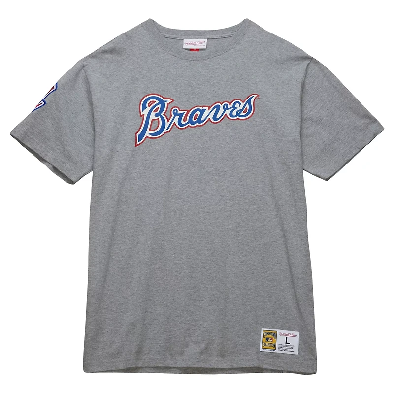 Mitchell Ness Hank Aaron Atlanta Braves Cooperstown Collection Legends T-Shirt