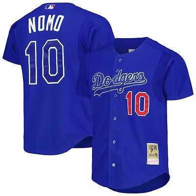 Mitchell  Ness Hideo Nomo Los Angeles Dodgers Cooperstown Collection 2004 Batting Practice Jersey