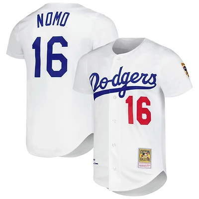 Mitchell  Ness Hideo Nomo Los Angeles Dodgers Cooperstown Collection Authentic Jersey