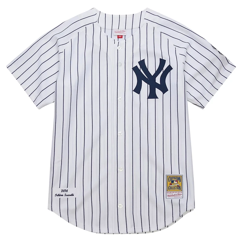 Mitchell  Ness Ichiro Suzuki New York Yankees 2014 Cooperstown Collection Authentic Throwback Jersey