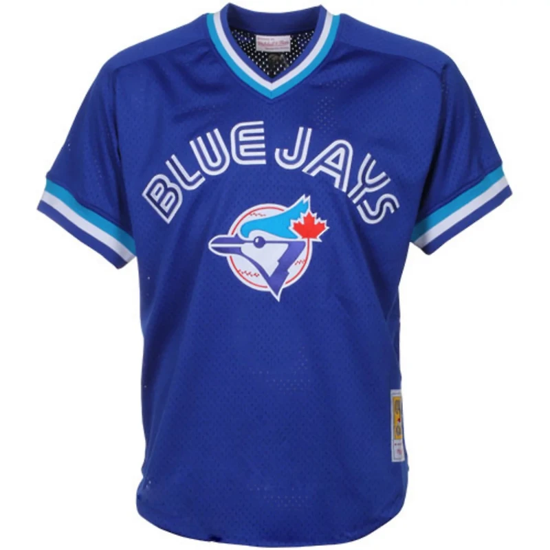 Mitchell Ness Joe Carter Toronto Blue Jays 1993 Authentic Cooperstown Collection Mesh Batting Practice Jersey