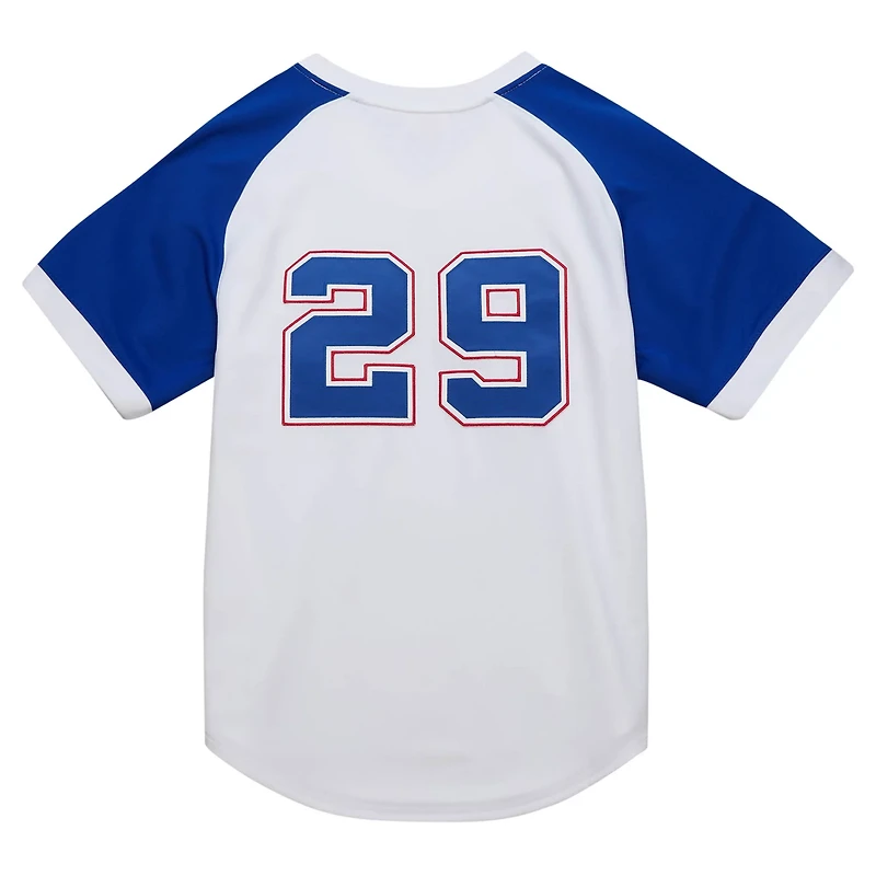 Mitchell  Ness John Smoltz Atlanta Braves 2004 Cooperstown Collection Authentic Throwback Jersey