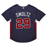 Mitchell  Ness John Smoltz Atlanta Braves Cooperstown Collection Mesh Batting Practice Jersey
