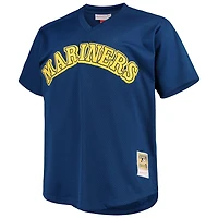 Mitchell  Ness Ken Griffey Jr Seattle Mariners Big Tall Cooperstown Collection Mesh Batting Practice Jersey