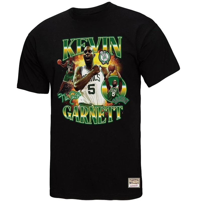 Mitchell Ness Kevin Garnett Boston Celtics Collage T-Shirt