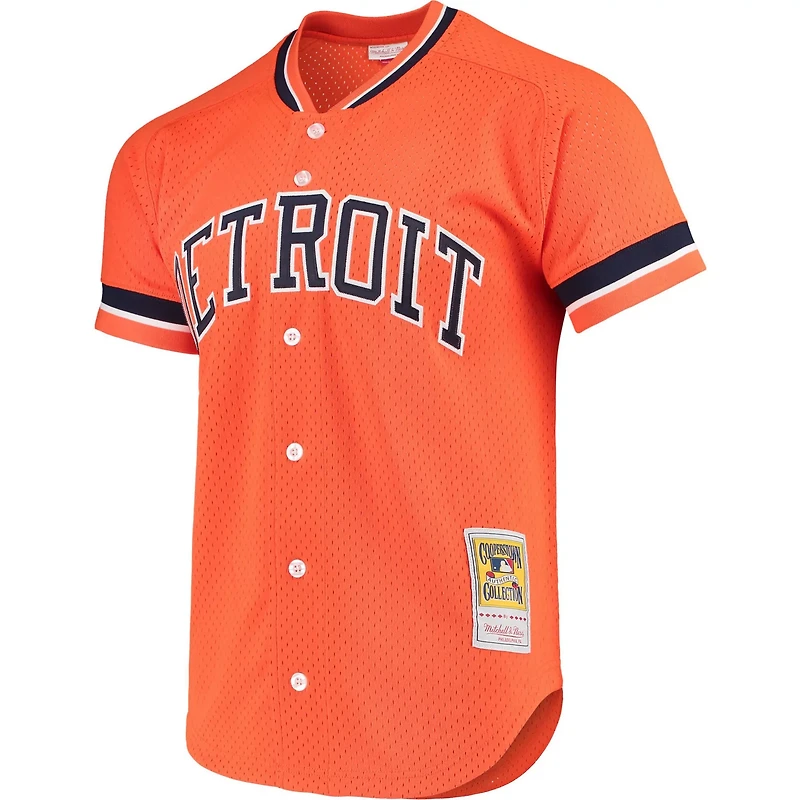 Mitchell  Ness Kirk Gibson Detroit Tigers Cooperstown Collection Mesh Batting Practice Button-Up Jersey