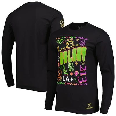 Mitchell  Ness LA Galaxy Papel Picado Long Sleeve T-Shirt