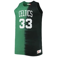 Mitchell  Ness Larry Bird /Kelly Green Boston Celtics Big Tall Profile Tie-Dye Player Tank Top