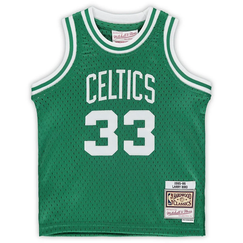 Mitchell  Ness Larry Bird Kelly Boston Celtics 1985 86 Hardwood Classics Retired Player Jersey