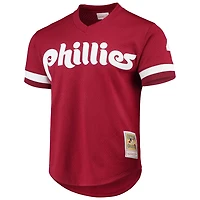 Mitchell  Ness Lenny Dykstra Philadelphia Phillies Cooperstown Collection Mesh Batting Practice Jersey -
