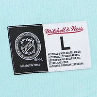 Mitchell  Ness Light Seattle Kraken Thermal Henley Long Sleeve T-Shirt