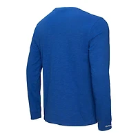 Mitchell  Ness Los Angeles Dodgers Arched Logo Slub Long Sleeve T-Shirt