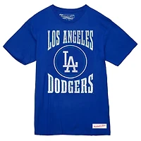 Mitchell  Ness Los Angeles Dodgers Arched Logo Slub T-Shirt