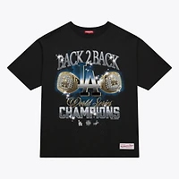 Mitchell  Ness Los Angeles Dodgers Back 2 Rings Boxy Cropped T-Shirt