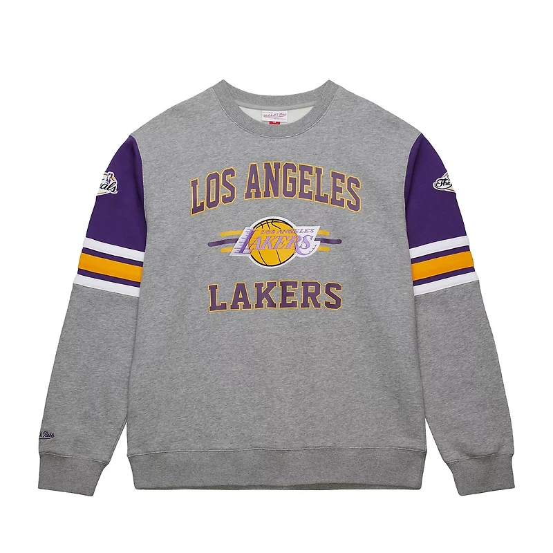 Mitchell  Ness Los Angeles Lakers Hardwood Classics All Over 40 Pullover Sweatshirt