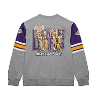 Mitchell  Ness Los Angeles Lakers Hardwood Classics All Over 40 Pullover Sweatshirt