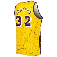 Mitchell  Ness Magic Johnson Los Angeles Lakers 1984-85 Hardwood Classics Player Burst Tank Top