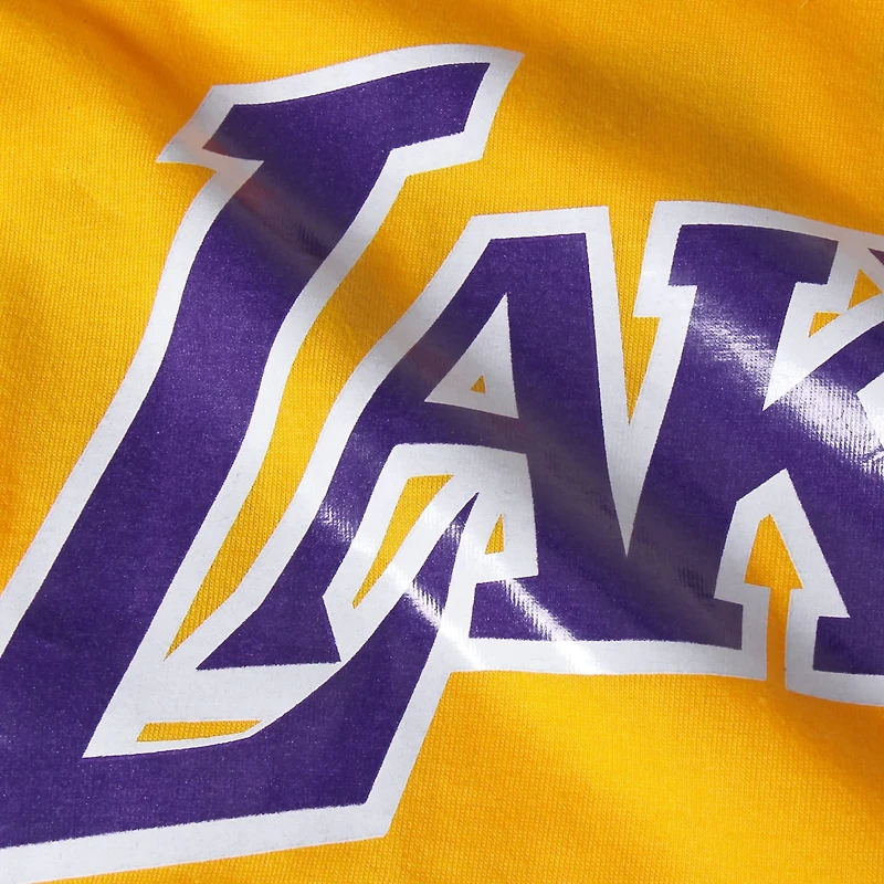 Mitchell  Ness Magic Johnson Los Angeles Lakers Hardwood Classics Retro Name Number T-Shirt