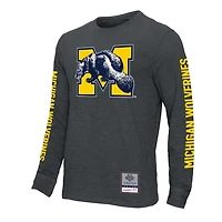 Mitchell  Ness Michigan Wolverines Team Pride Long Sleeve T-Shirt
