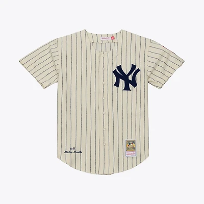 Mitchell  Ness Mickey Mantle New York Yankees 1951 Cooperstown Collection Authentic Jersey