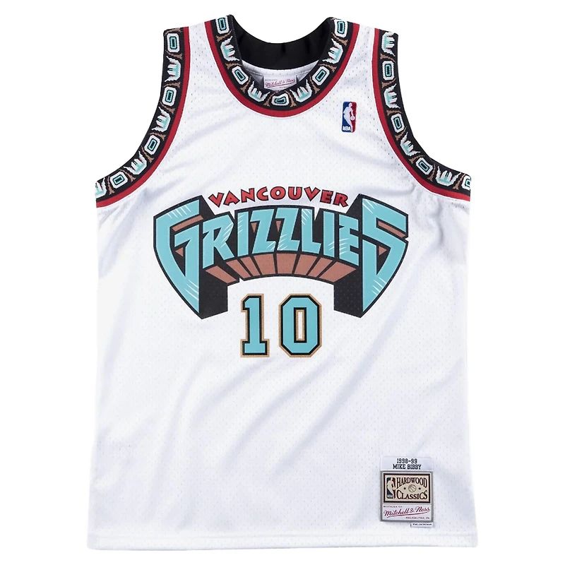 Mitchell  Ness Mike Bibby Vancouver Grizzlies 1998 99 Hardwood Classics Swingman Jersey