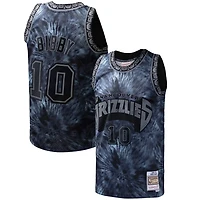 Mitchell  Ness Mike Bibby Vancouver Grizzlies Hardwood Classics 1998 99 Tie-Dye Swingman Jersey
