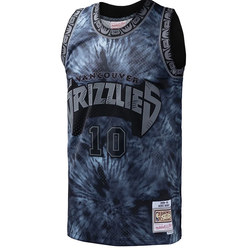 Mitchell  Ness Mike Bibby Vancouver Grizzlies Hardwood Classics 1998 99 Tie-Dye Swingman Jersey