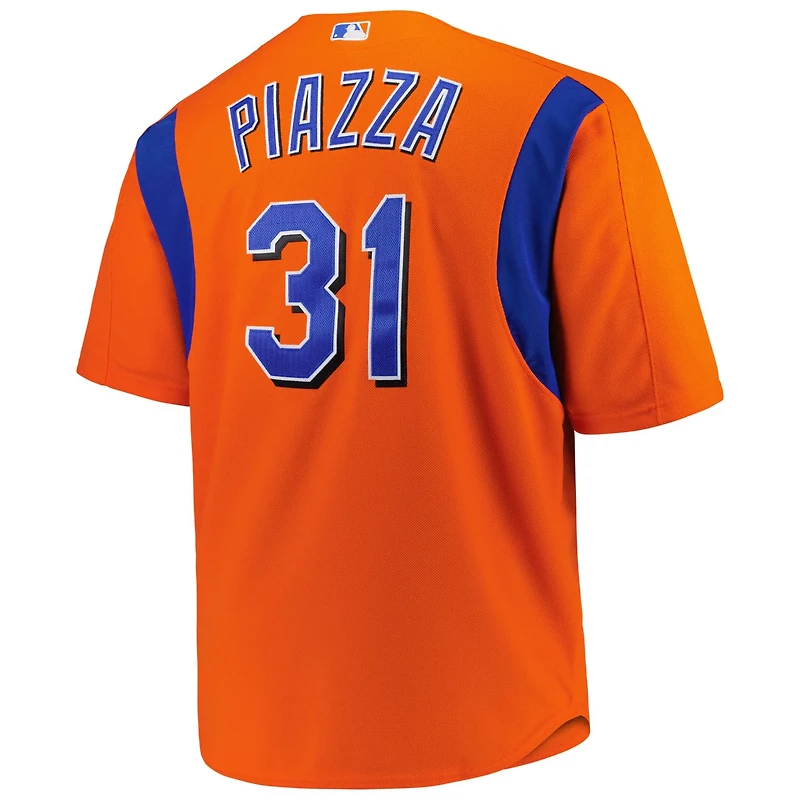 Mitchell Ness Mike Piazza New York Mets Big Tall Cooperstown Collection Mesh Batting Practice Jersey