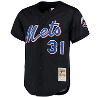 Mitchell  Ness Mike Piazza New York Mets Big  Tall Cooperstown Collection Mesh Button-Up Jersey