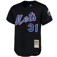 Mitchell Ness Mike Piazza New York Mets Cooperstown Collection Mesh Batting Practice Button-Up Jersey