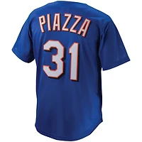 Mitchell  Ness Mike Piazza New York Mets Cooperstown Collection Mesh Batting Practice Button-Up Jersey