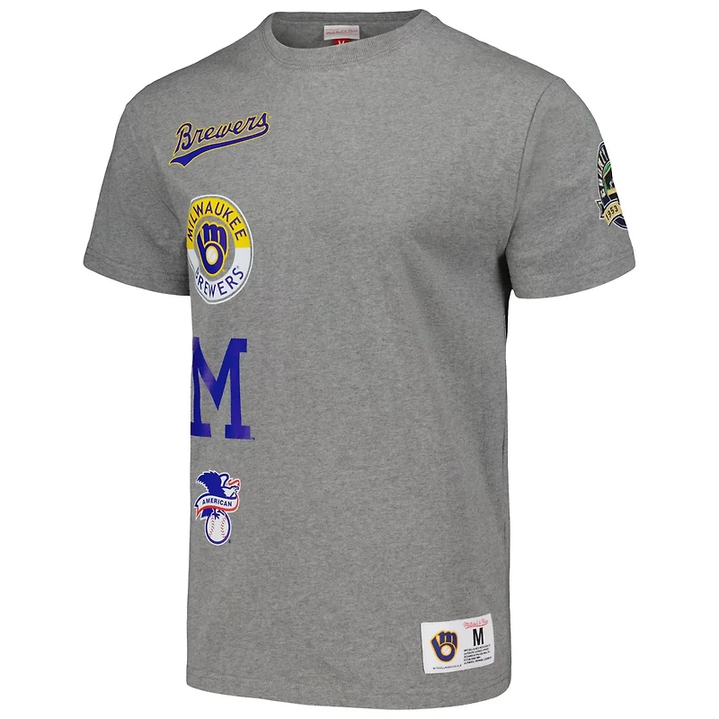 Mitchell  Ness Milwaukee Brewers Cooperstown Collection City T-Shirt
