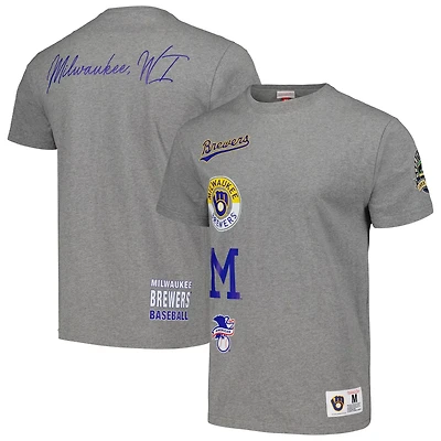 Mitchell  Ness Milwaukee Brewers Cooperstown Collection City T-Shirt