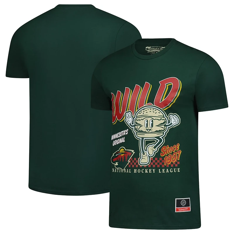 Mitchell  Ness Minnesota Wild Local Food T-Shirt