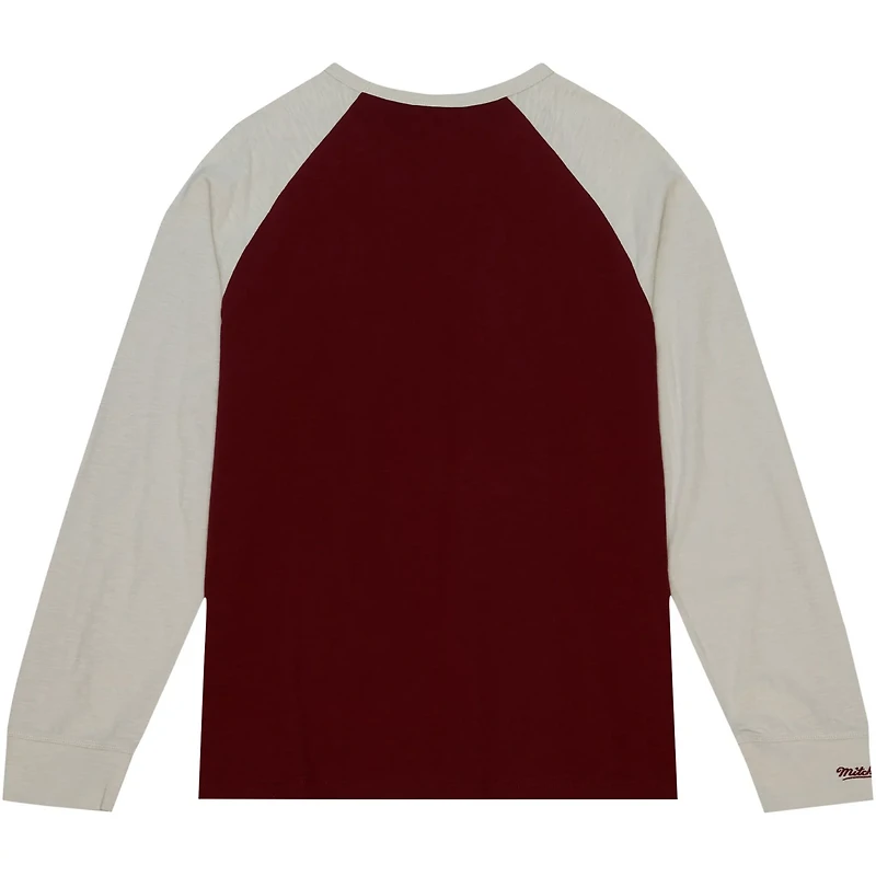 Mitchell  Ness Mississippi State Bulldogs Legendary Slub Raglan Long Sleeve T-Shirt