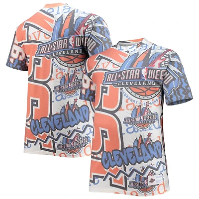 Mitchell  Ness NBA 1997 All-Star Game Hardwood Classics Big Tall Jumbotron T-Shirt