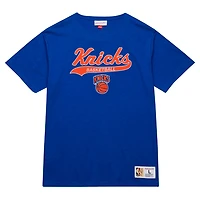 Mitchell  Ness New York Knicks Hardwood Classics Felt Applique Slub T-Shirt