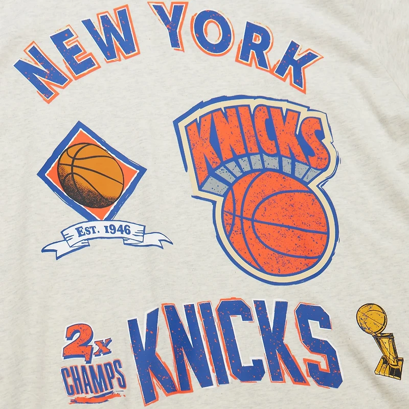 Mitchell  Ness New York Knicks Hardwood Classics Legacy Defined Retro Championship T-Shirt