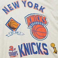 Mitchell  Ness New York Knicks Hardwood Classics Legacy Defined Retro Championship T-Shirt