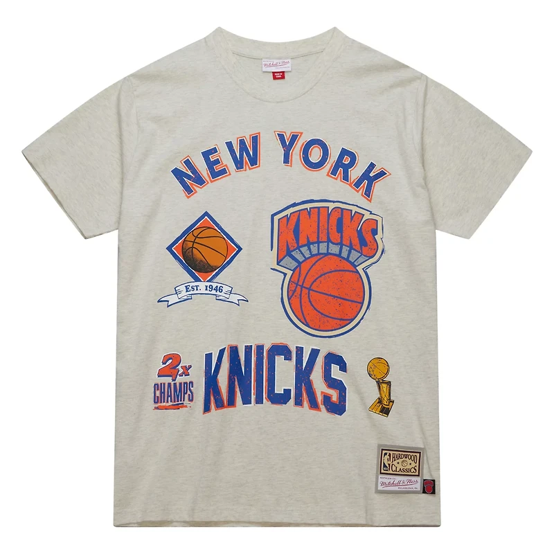 Mitchell  Ness New York Knicks Hardwood Classics Legacy Defined Retro Championship T-Shirt