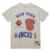 Mitchell  Ness New York Knicks Hardwood Classics Legacy Defined Retro Championship T-Shirt