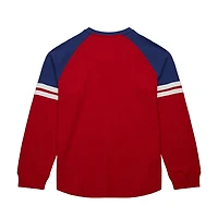 Mitchell  Ness New York Rangers Thermal Henley Long Sleeve T-Shirt