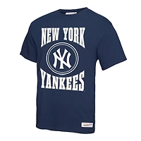 Mitchell  Ness New York Yankees Arched Logo Slub T-Shirt