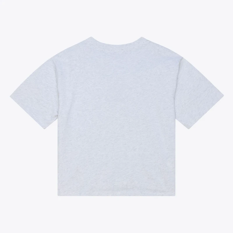 Mitchell  Ness New York Yankees Script Cropped Boxy T-Shirt
