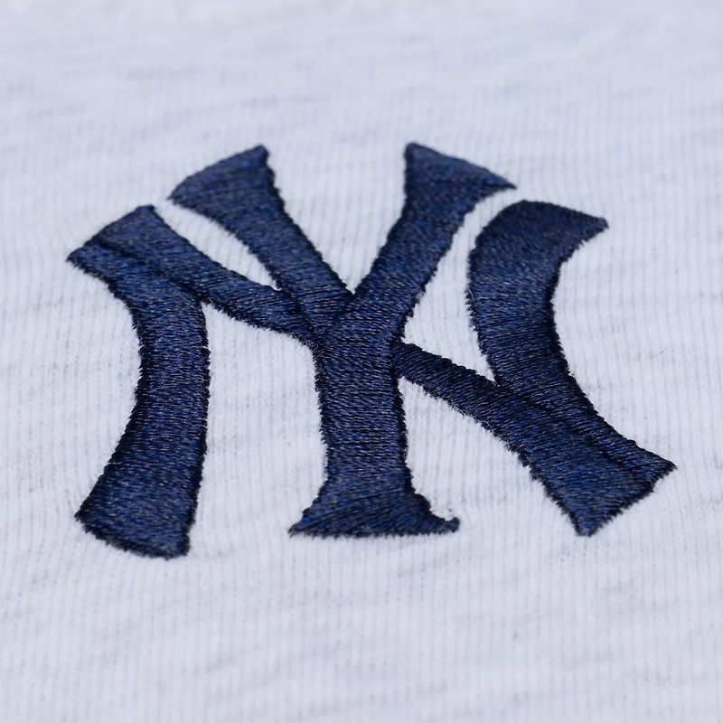 Mitchell  Ness New York Yankees Script Cropped Boxy T-Shirt
