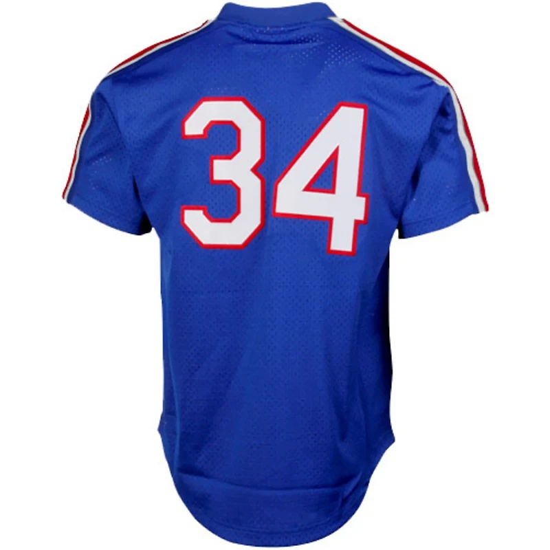 Mitchell Ness Nolan Ryan Texas Rangers 1989 Authentic Cooperstown Collection Mesh Batting Practice Jersey