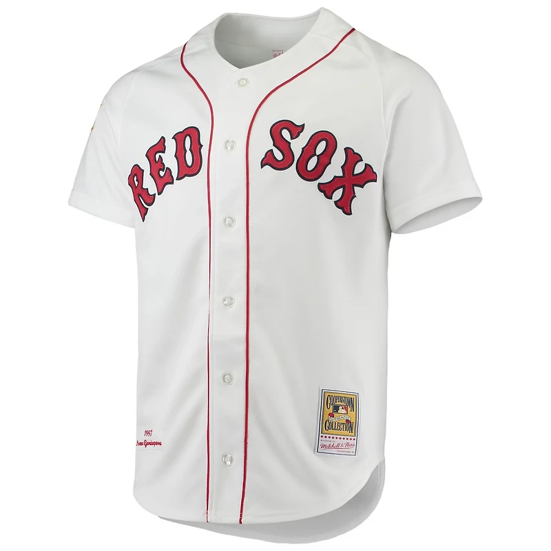 Mitchell  Ness Nomar Garciaparra Boston Red Sox 1997 Cooperstown Collection Authentic Jersey