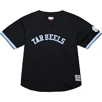 Mitchell  Ness North Carolina Tar Heels On The Clock Full-Button Fashion Jersey